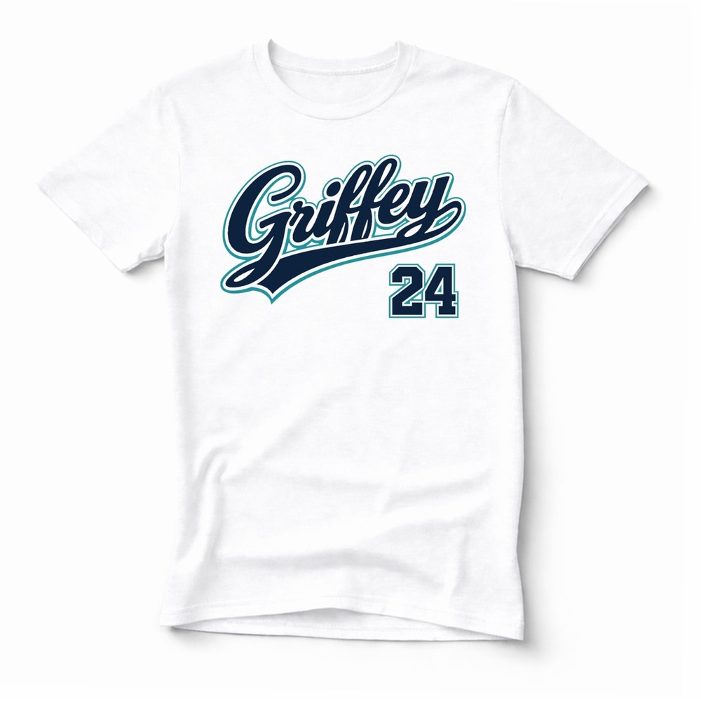 Griffey Jr. HOF Baseball themed T-Shirt - Adult & Kids sizes available